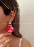 گوشواره گل آویز