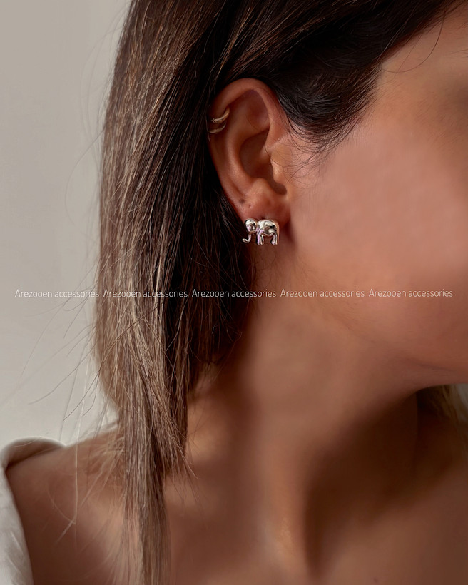 گوشواره فیل استیل